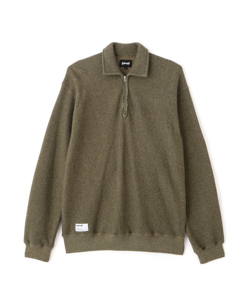 Schott/ショット/SALT AND PEPPER HALF ZIP SWEAT/ソルト アンド