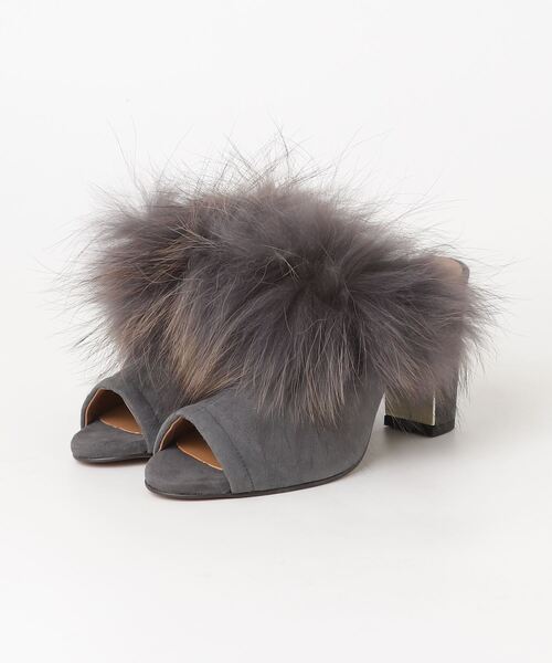 希少美品 新品 未使用品 MODE ET JACOMO 牛革 ミュール サンダル イング ing ミュールサンダル（ブラック） -Mode et Jacomo