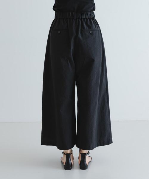セール】『2サイズ展開』コットンナイロンタックワイドパンツ（その他