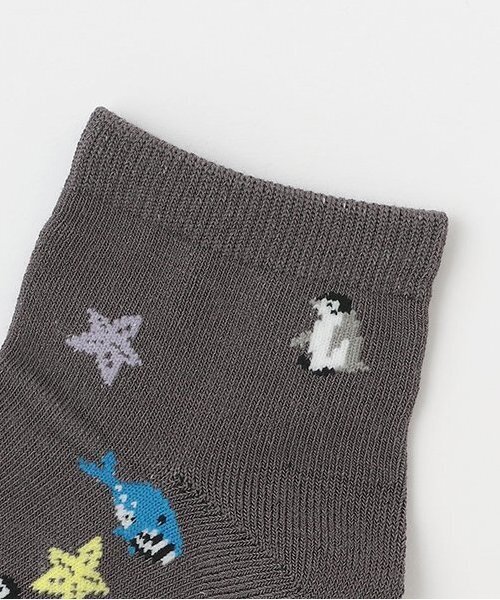 petit main（プティマイン）の「BOYS接触冷感ソックス2P（ソックス/靴下・キッズ・オフホワイト/キナリ/ネイビー・S/SS/L/M）」の5枚目の写真