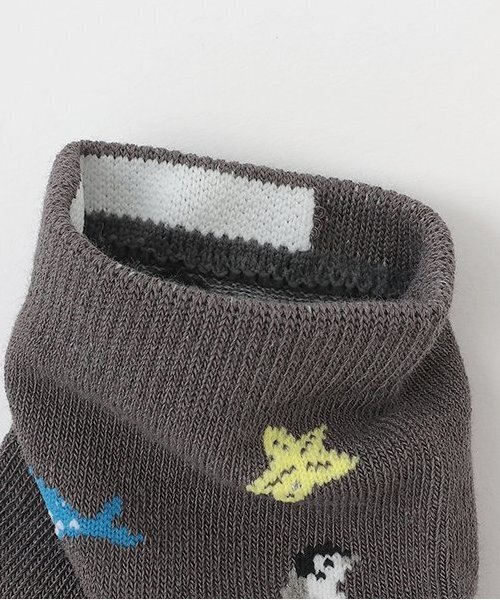 petit main（プティマイン）の「BOYS接触冷感ソックス2P（ソックス/靴下・キッズ・オフホワイト/キナリ/ネイビー・S/SS/L/M）」の6枚目の写真