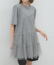 each（イーチ）の「チュールティアードレイヤードチュニックT（チュニック）」