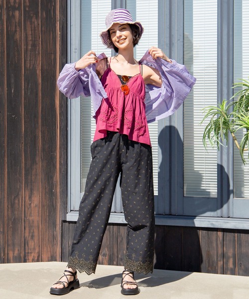 チャイハネ(チャイハネ)の「【チャイハネ】セルナキャミソール(キャミソール・レディース・ブラック/ホワイト/ピンク・FREE)」の13枚目の写真