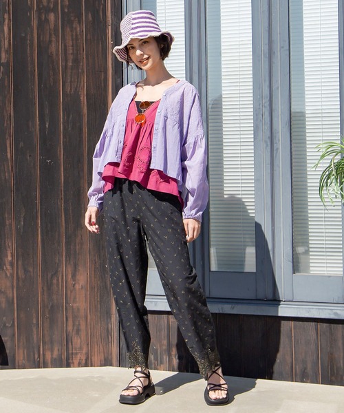 チャイハネ(チャイハネ)の「【チャイハネ】セルナキャミソール(キャミソール・レディース・ブラック/ホワイト/ピンク・FREE)」の14枚目の写真