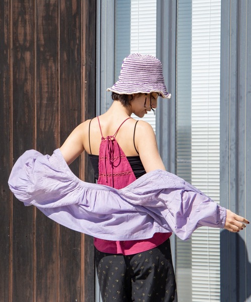 チャイハネ(チャイハネ)の「【チャイハネ】セルナキャミソール(キャミソール・レディース・ブラック/ホワイト/ピンク・FREE)」の15枚目の写真