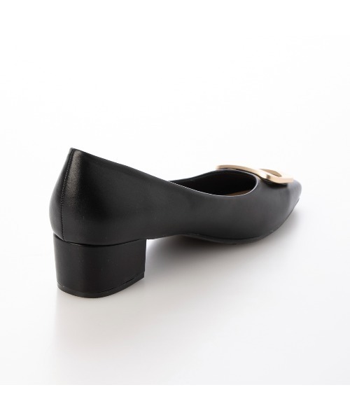 EVOL（イーボル）の「【晴雨兼用・クッション入り】ゴールドバックル4.5cmパンプス IZ5771（レインシューズ・レディース・ベージュ/ブラック/ベージュ系その他/ブラック系その他/アイボリー・25.0cm/22.0cm/22.5cm/23.5cm/24.5cm/23.0cm/24.0cm）」の17枚目の写真