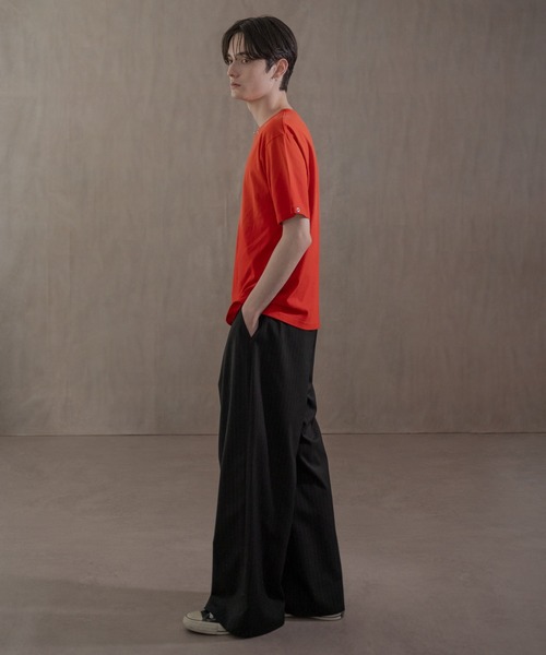 LUCY（ルーシー）の「LUCY/ピンストライプタックワイドスラックス（スラックス・メンズ・ブラック・LARGE/MEDIUM）」の18枚目の写真