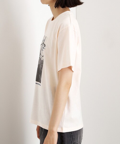 THE SHOP TK (ザ ショップ ティーケー )の「カレッジ&フォトプリントTシャツ【洗濯機OK】(Tシャツ/カットソー・レディース・グリーン/ベージュ系その他4/ブラック系その他/オフホワイト・13/12)」の22枚目の写真