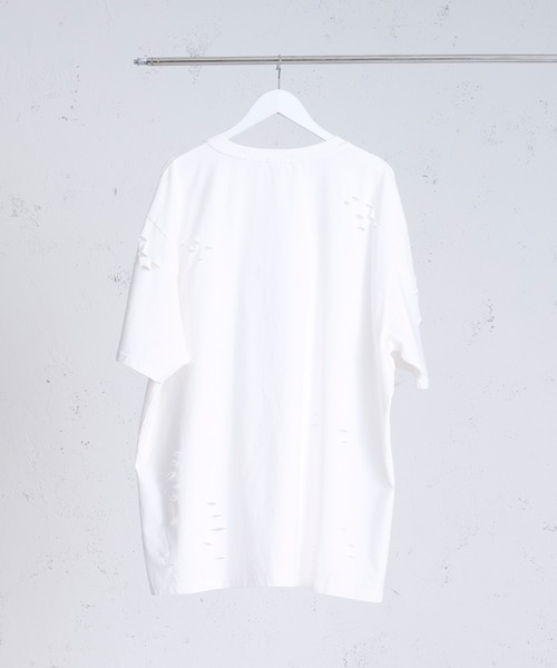 【狐独】メッシュデザインジップフーディ Ellno Loset Ellno Loset パーカー 「狐独」メッシュデザインジップフーディ