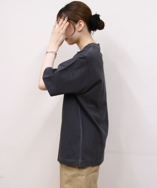 GYMPHLEX(ジムフレックス)の「Gymphlex/ジムフレックス クルーネックショートスリーブTEE CREW NECK SHORT SLEEVE TEE GY-C0390 HWJ(Tシャツ/カットソー・メンズ・ライトグレー/チャコールグレー/ブラック・S/M/L)」の14枚目の写真