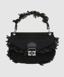 GANNI 黒 ハンドバッグ GANNI Bou ミニバッグ | ブラック | FARFETCH JP