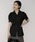 Ezick�i�G�W�b�N�j�́uLady mode blouse �^�b�N�J�C�L���V���c�i�V���c/�u���E�X�j�v�b�u���b�N