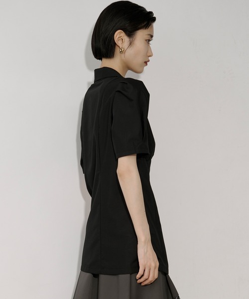 Lady mode blouse タックカイキンシャツ（シャツ/ブラウス