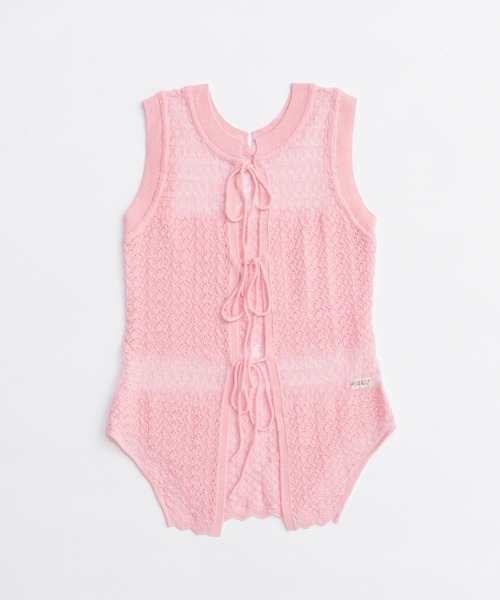 PRANK PROJECT（プランクプロジェクト）の「2WAYモヘアニットベスト / 2WAY Mohair knit Vest（ベスト・レディース・グレー/ピンク/イエロー・FREE）」の19枚目の写真