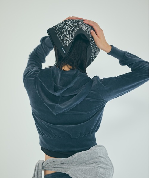 ベロア ジップフーディ（パーカー）｜SEA（シー）のファッション通販