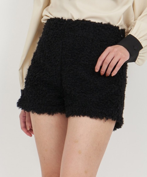 ROYAL PARTY（ロイヤルパーティー）の「カールボアショーパン（その他パンツ・レディース・グレー/オフホワイト/ブラック・FREE）」の3枚目の写真