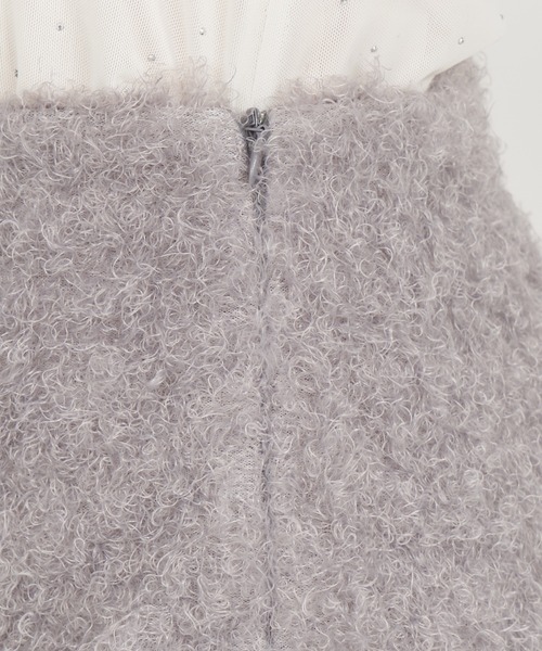 ROYAL PARTY（ロイヤルパーティー）の「カールボアショーパン（その他パンツ・レディース・グレー/オフホワイト/ブラック・FREE）」の8枚目の写真