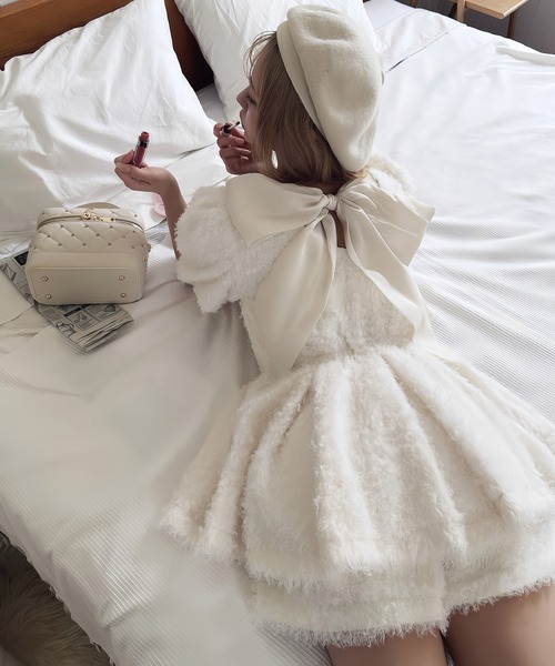 ROYAL PARTY（ロイヤルパーティー）の「カールボアショーパン（その他パンツ・レディース・グレー/オフホワイト/ブラック・FREE）」の22枚目の写真