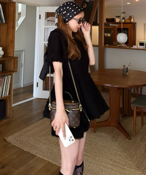 ROYAL PARTY（ロイヤルパーティー）の「カールボアショーパン（その他パンツ・レディース・グレー/オフホワイト/ブラック・FREE）」の17枚目の写真