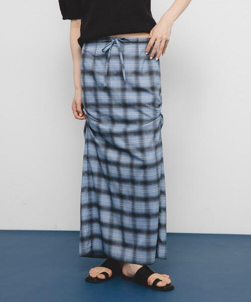 KBF（ケイビーエフ）の「サイドデザインチェックスカート（スカート・レディース・ブラック系その他/イエロー系その他/ブルー系その他・ONE）」の17枚目の写真