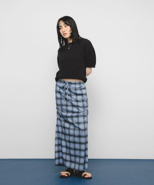 KBF（ケイビーエフ）の「サイドデザインチェックスカート（スカート・レディース・ブラック系その他/イエロー系その他/ブルー系その他・ONE）」の20枚目の写真