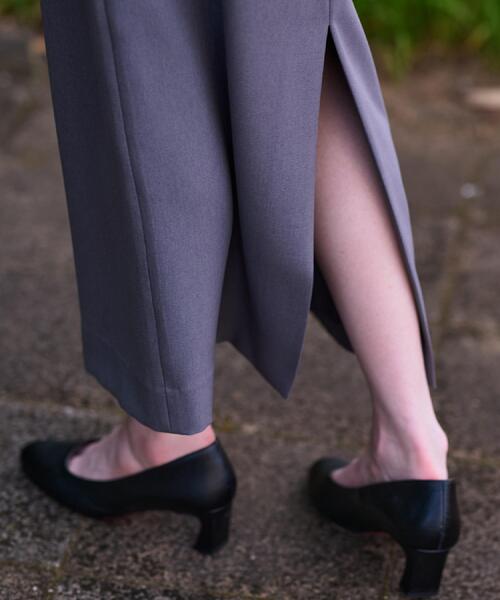 DRESSTERIOR（ドレステリア）の「【美人百花/モデル美香着用】コンフォートアイラインキャミワンピース（ワンピース・レディース・ブラック/グレー・38/36/34）」の12枚目の写真