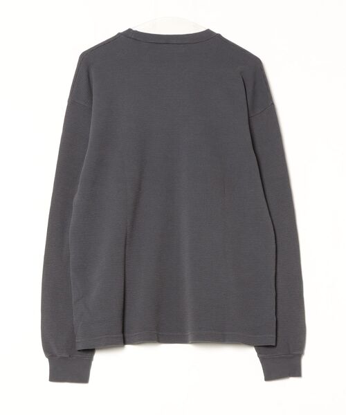 WAIPER.inc(ワイパーインク)の「L/S HEAVY THERMALCREW NECK(Tシャツ/カットソー・メンズ・アイボリー/ホワイト/ブラック/ネイビー・M/L/XL)」の9枚目の写真