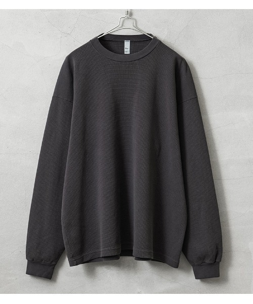 WAIPER.inc(ワイパーインク)の「L/S HEAVY THERMALCREW NECK(Tシャツ/カットソー・メンズ・アイボリー/ホワイト/ブラック/ネイビー・M/L/XL)」の1枚目の写真