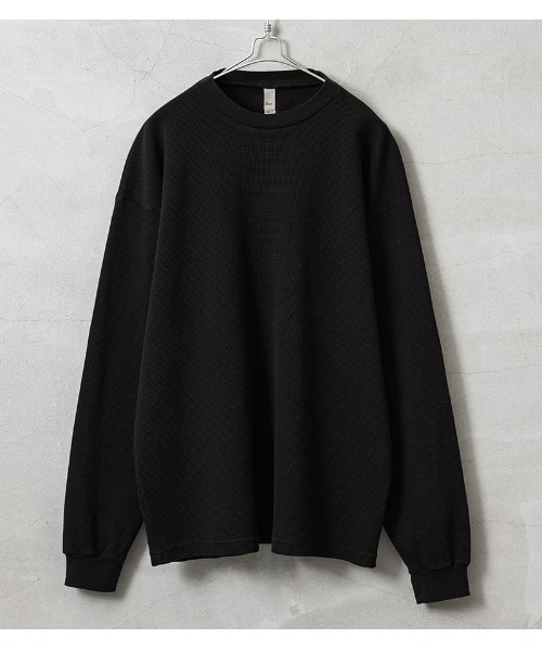 WAIPER.inc(ワイパーインク)の「L/S HEAVY THERMALCREW NECK(Tシャツ/カットソー・メンズ・アイボリー/ホワイト/ブラック/ネイビー・M/L/XL)」の4枚目の写真