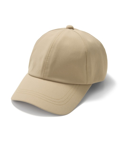 無印良品（ムジルシリョウヒン）の「ＵＶカット透湿撥水防水テープ使い　キャップ（キャップ・レディース・ブラウン系/ベージュ/ブラック/アイボリー・55-59cm）」の4枚目の写真