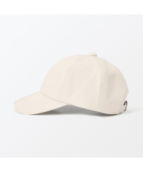 無印良品（ムジルシリョウヒン）の「ＵＶカット透湿撥水防水テープ使い　キャップ（キャップ・レディース・ブラウン系/ベージュ/ブラック/アイボリー・55-59cm）」の17枚目の写真