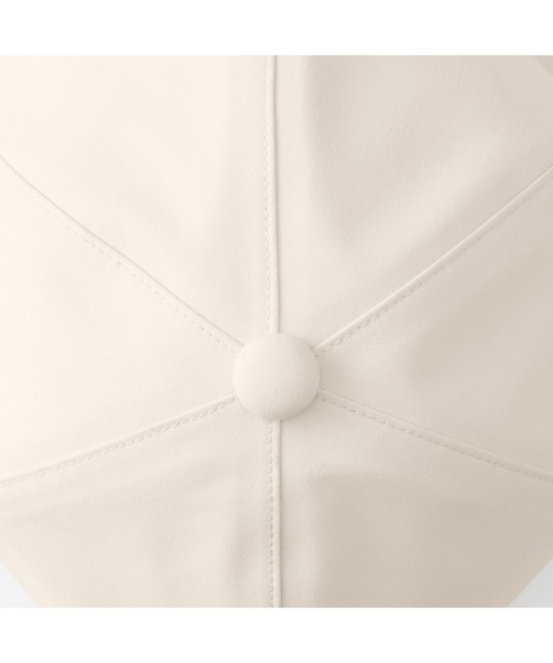 無印良品（ムジルシリョウヒン）の「ＵＶカット透湿撥水防水テープ使い　キャップ（キャップ・レディース・ブラウン系/ベージュ/ブラック/アイボリー・55-59cm）」の10枚目の写真