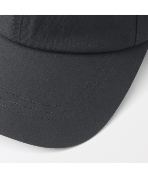 無印良品（ムジルシリョウヒン）の「ＵＶカット透湿撥水防水テープ使い　キャップ（キャップ・レディース・ブラウン系/ベージュ/ブラック/アイボリー・55-59cm）」の5枚目の写真