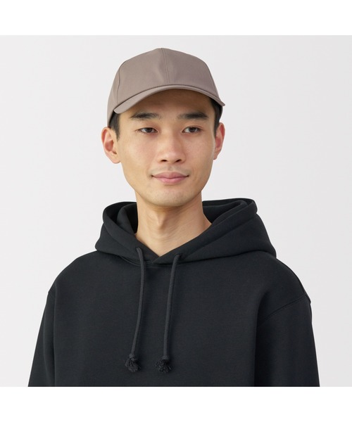 無印良品（ムジルシリョウヒン）の「ＵＶカット透湿撥水防水テープ使い　キャップ（キャップ・レディース・ブラウン系/ベージュ/ブラック/アイボリー・55-59cm）」の13枚目の写真