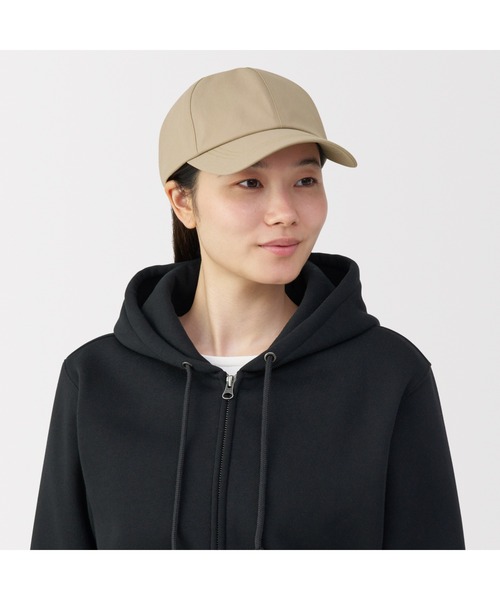 無印良品（ムジルシリョウヒン）の「ＵＶカット透湿撥水防水テープ使い　キャップ（キャップ・レディース・ブラウン系/ベージュ/ブラック/アイボリー・55-59cm）」の15枚目の写真
