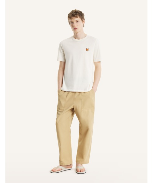 Maison Kitsune（メゾンキツネ）の「FOX HEAD REGULAR TEE-SHIRT（Tシャツ/カットソー・メンズ・ブラック/ネイビー/ホワイト/チャコール/モスグリーン/ベージュ/ライトグレー・XL/L/M/S/XS/XXS）」の10枚目の写真