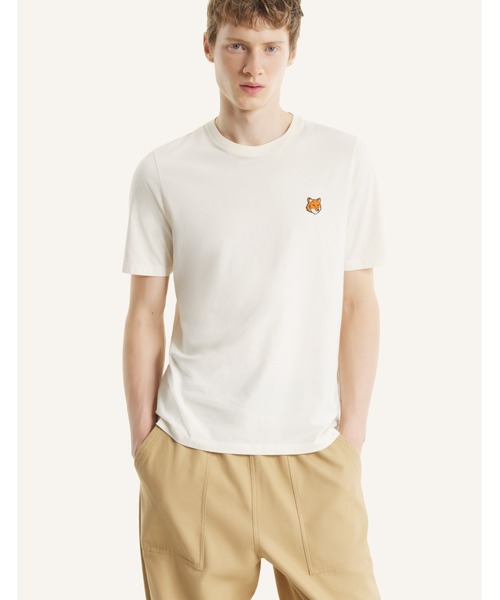 Maison Kitsune（メゾンキツネ）の「FOX HEAD REGULAR TEE-SHIRT（Tシャツ/カットソー・メンズ・ブラック/ネイビー/ホワイト/チャコール/モスグリーン/ベージュ/ライトグレー・XL/L/M/S/XS/XXS）」の11枚目の写真