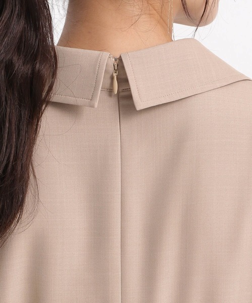 Andemiu（アンデミュウ）の「カシュクール風ワンピース582335（ワンピース・レディース・ネイビー/ベージュ/ブラウン・FREE）」の11枚目の写真