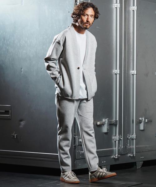 wjk reluxe（ダブルジェーケーリラックス）の「mcg3682-cardboard X cardigan カーディガン(WR25W-12)（カーディガン/ボレロ・メンズ・ネイビー/ブラック/トップグレー・L/M/S）」の8枚目の写真