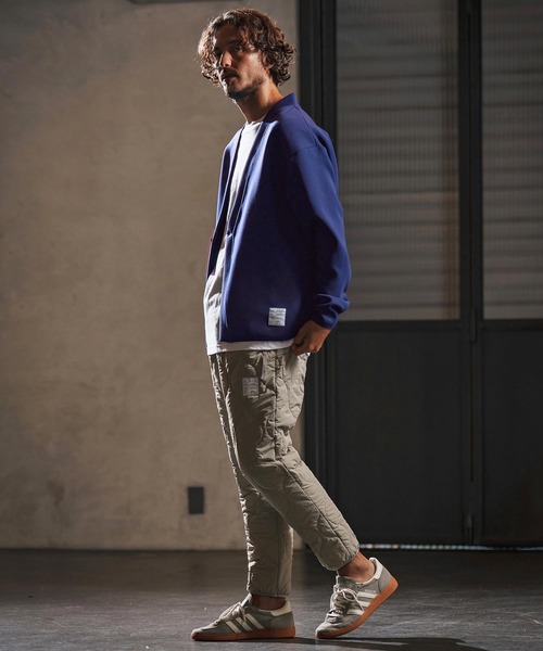 wjk reluxe（ダブルジェーケーリラックス）の「mcg3682-cardboard X cardigan カーディガン(WR25W-12)（カーディガン/ボレロ・メンズ・ネイビー/ブラック/トップグレー・L/M/S）」の14枚目の写真