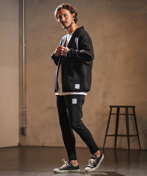 wjk reluxe（ダブルジェーケーリラックス）の「mcg3682-cardboard X cardigan カーディガン(WR25W-12)（カーディガン/ボレロ・メンズ・ネイビー/ブラック/トップグレー・L/M/S）」の19枚目の写真