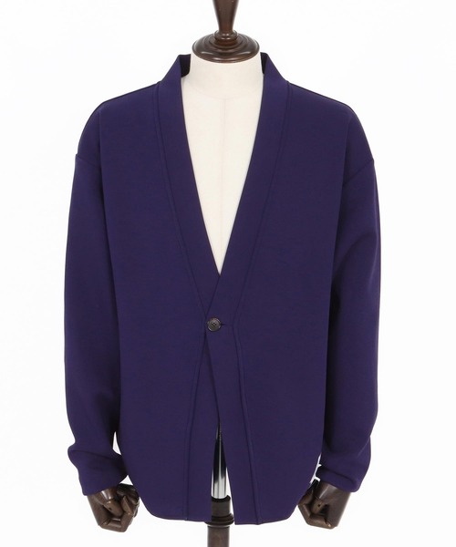 wjk reluxe（ダブルジェーケーリラックス）の「mcg3682-cardboard X cardigan カーディガン(WR25W-12)（カーディガン/ボレロ・メンズ・ネイビー/ブラック/トップグレー・L/M/S）」の21枚目の写真