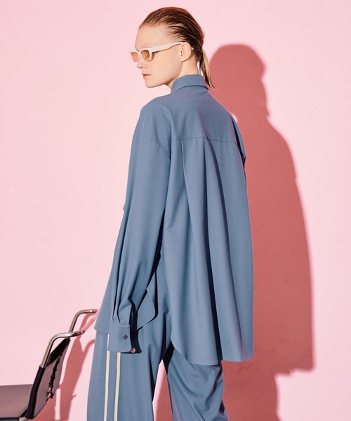 MAISON SPECIAL（メゾンスペシャル）の「長袖シャツ（シャツ/ブラウス・レディース・グレー・FREE）」の5枚目の写真