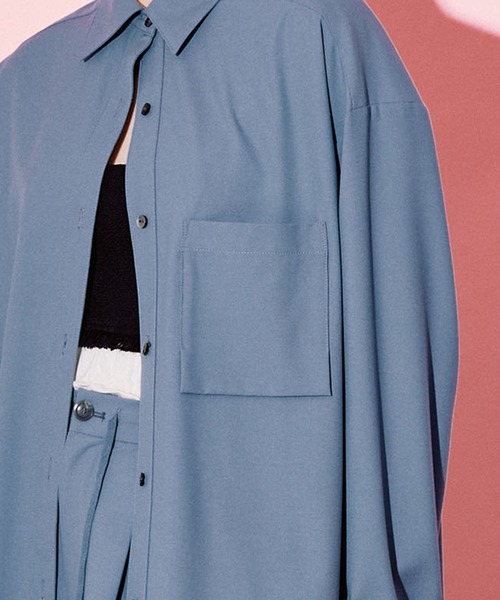 MAISON SPECIAL（メゾンスペシャル）の「長袖シャツ（シャツ/ブラウス・レディース・グレー・FREE）」の7枚目の写真