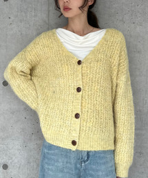 Good Riddance（グッドリダンス）の「【Good Riddance】オーバーサイズ メランジ Vネック カーディガン（カーディガン/ボレロ）」