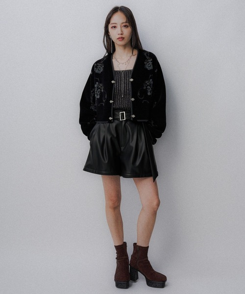 HARE（ハレ）の「2WAYアソートパラシュートパンツ(HARE)（カーゴパンツ・レディース・パープル/ブラック/ブラック系その他/ストライプ・FREE）」の9枚目の写真