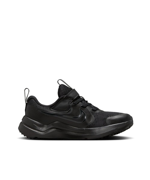 NIKE(ナイキ)の「NIKE/ナイキ キッズ スニーカー 運動靴 ランニング 面ファスナー ナイキ コスミック ランナー PSV HM4400-001(スニーカー・キッズ・ブラック×ブラック・18.0cm/17.0cm/19.0cm/22.0cm/21.0cm/20.0cm)」の3枚目の写真