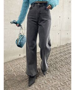 High Waist Gradation Denim Pants/ハイウエストグラデーションデニム