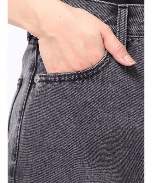 EVRIS（エヴリス）の「シンプルワイドデニムパンツ（デニムパンツ・レディース・ブラック/インディゴブルー/ライトブルー・X-SMALL/MEDIUM/SMALL）」の21枚目の写真