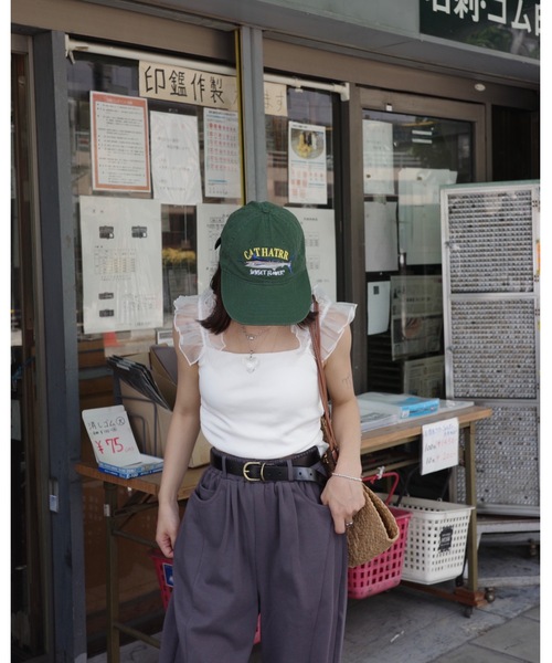 JUMELLE（ジュメロ）の「バレルレッグスウェットパンツ（スウェットパンツ・レディース・チャコール/アイボリー・SMALL/MEDIUM）」の12枚目の写真